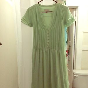 CB Retro Mint Green Button Dress Plus Sz 14